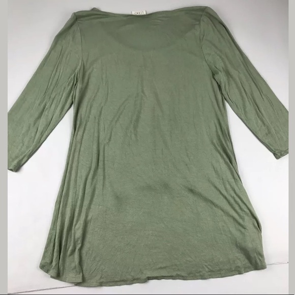 Logo Lori Goldstein Green Hi Lo Scoop Neck Tunic M - Picture 7 of 7